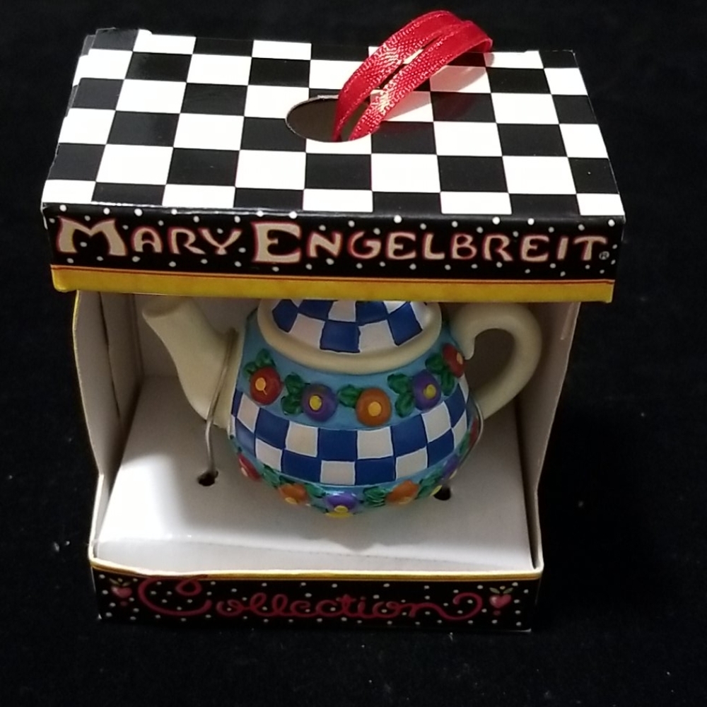 Mary Engelbreit, teapot ornament BNWT